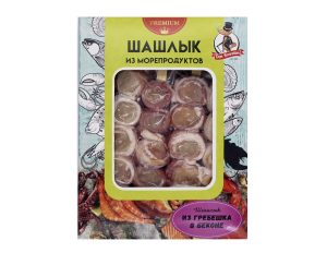 greb bekon new 300x232 - Шашлычки из гребешка в беконе Don Kreveton