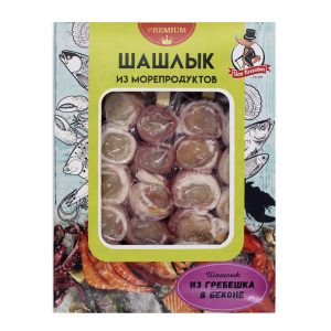 greb bekon new 300x300 - Шашлычки из гребешка в беконе Don Kreveton